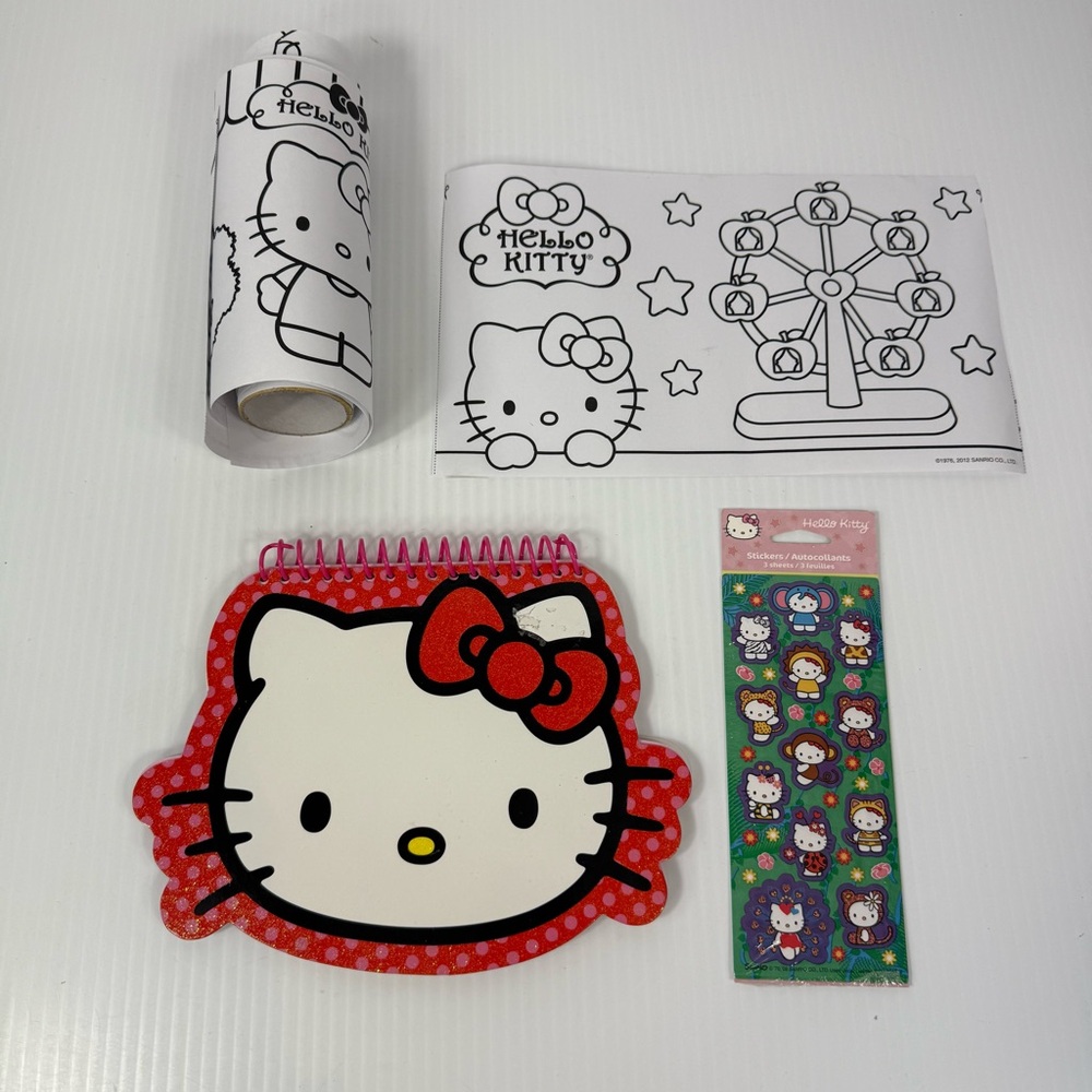 Sanrio Hello Kitty Stationary Lot Stickety Doo Da American Greetings Stickers